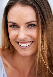 woman with beautiful smile