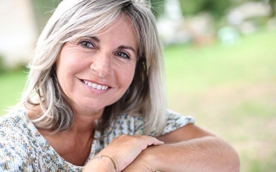 Older woman with healthy smile