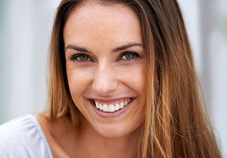 Woman with healthy smile